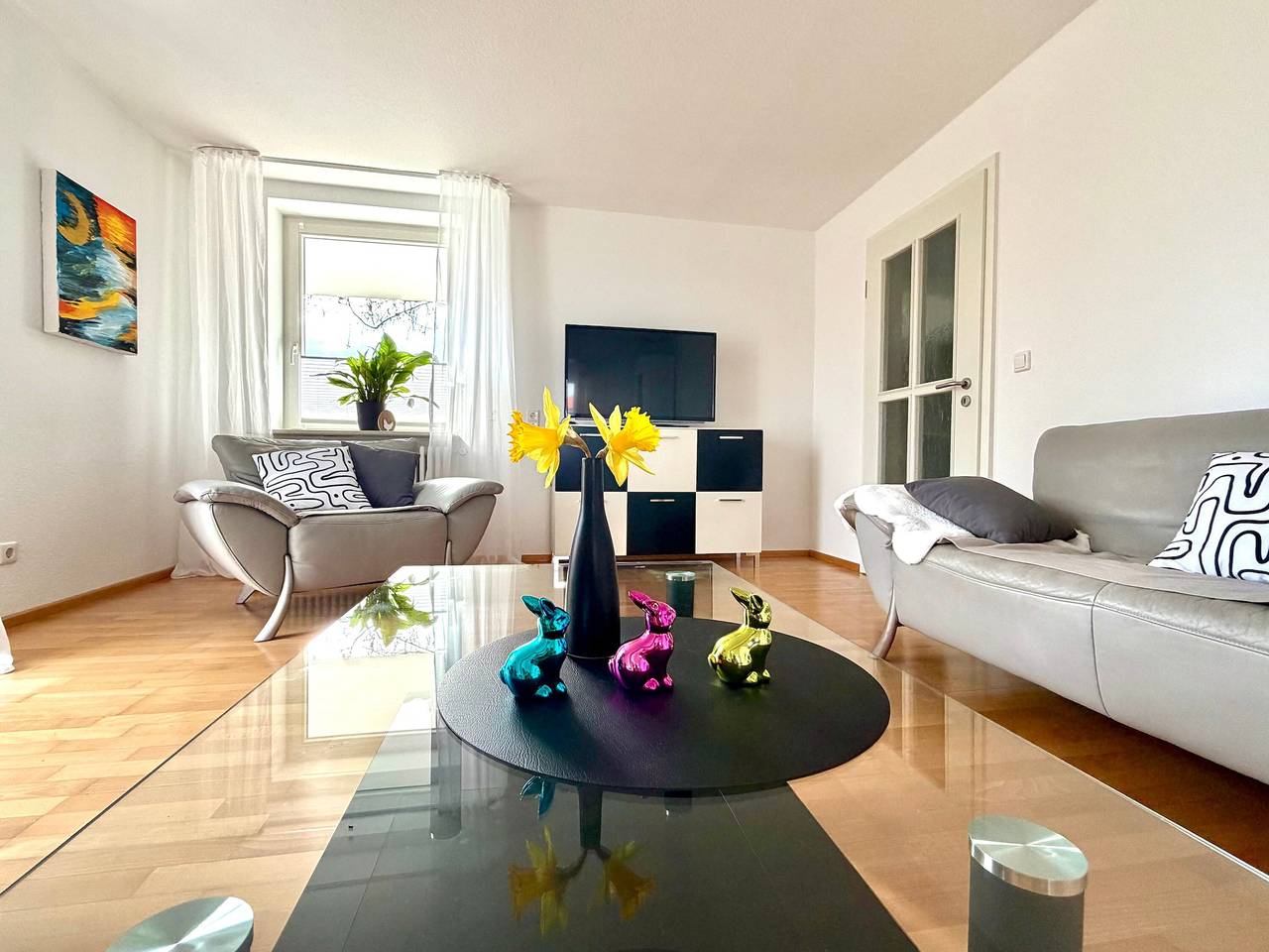 Ganze Wohnung, Ferienwohnung Sieglinde mit privater Terrasse in Bad Dürrheim Öfingen in Bad Dürrheim, Mittlerer Schwarzwald