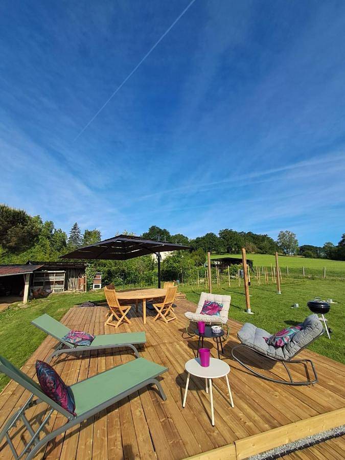 Maison de vacances pour 6 personnes, avec vue ainsi que terrasse et jardin