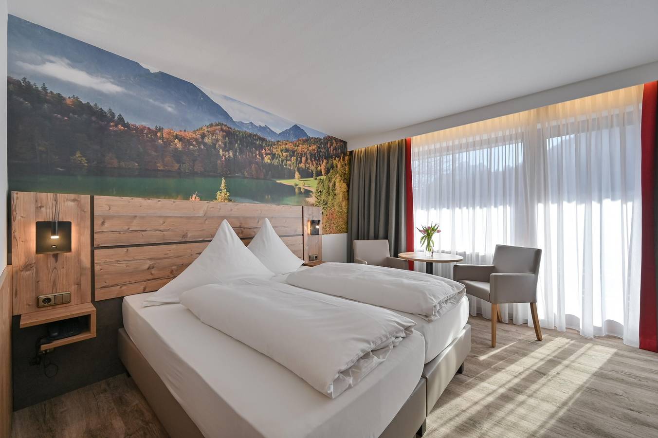 Geheel vakantieappartement, Doppelzimmer mit Balkon in Füssen, Zwaben (Bayern)