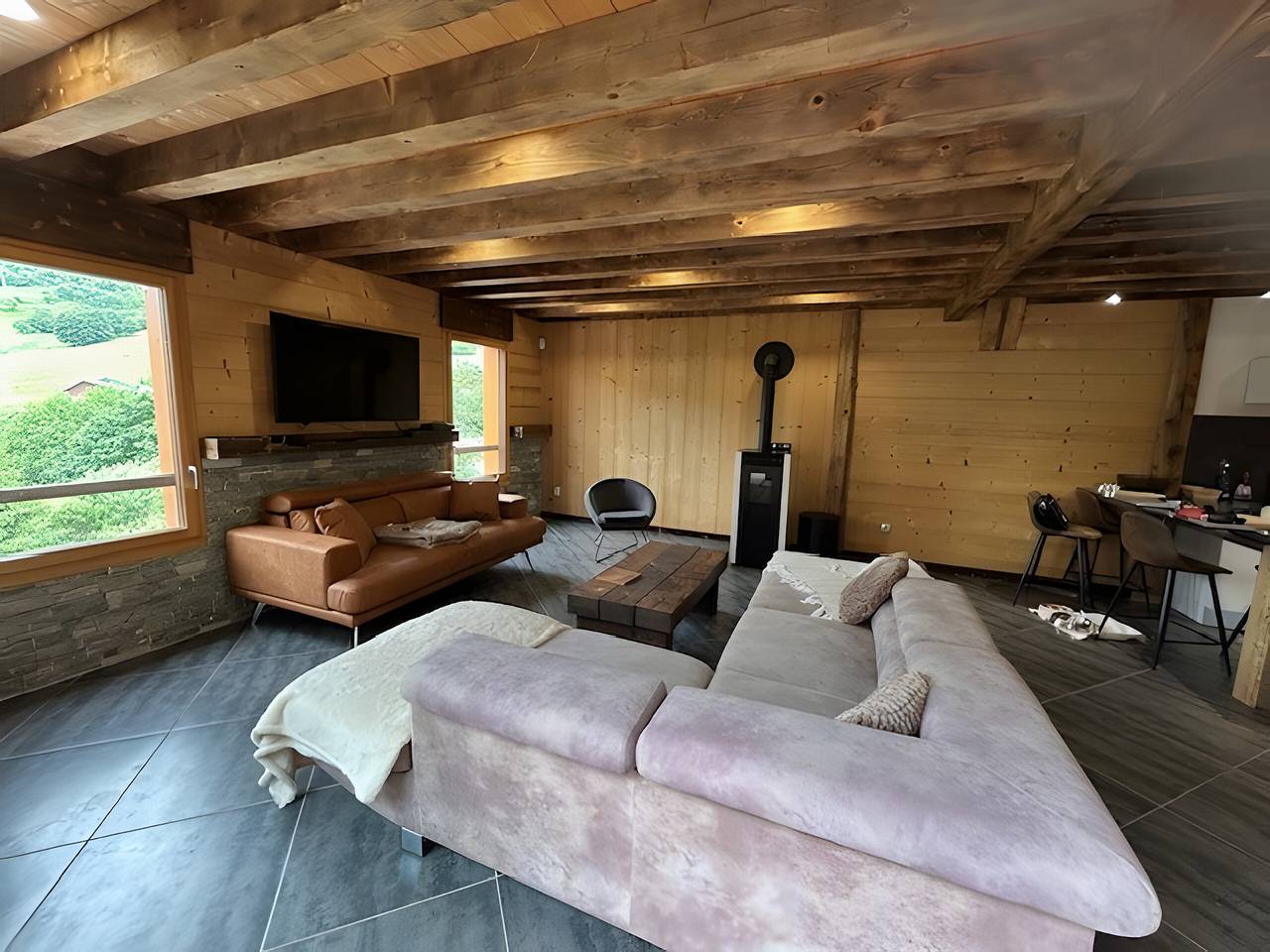 Chalet « Saint Sorlin » avec vue sur la montagne, terrasse privée et Wi-Fi in Saint-Sorlin-d'Arves, Région de Saint-Jean-de-Maurienne