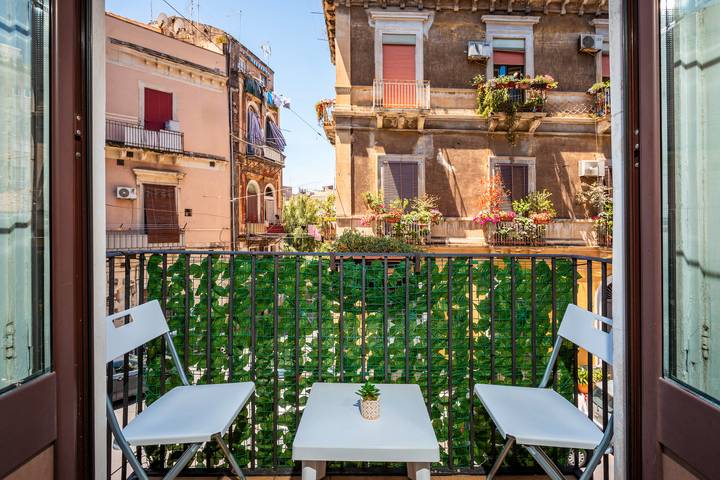Appartamento per 3 persone, con balcone a Catania