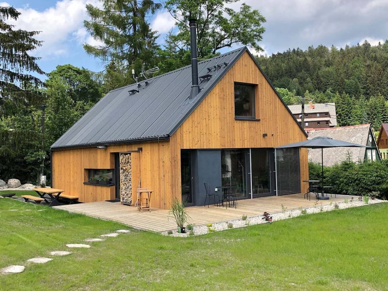 Villa in Bedřichov nahe Skipisten in Bedřichov, Region Liberec