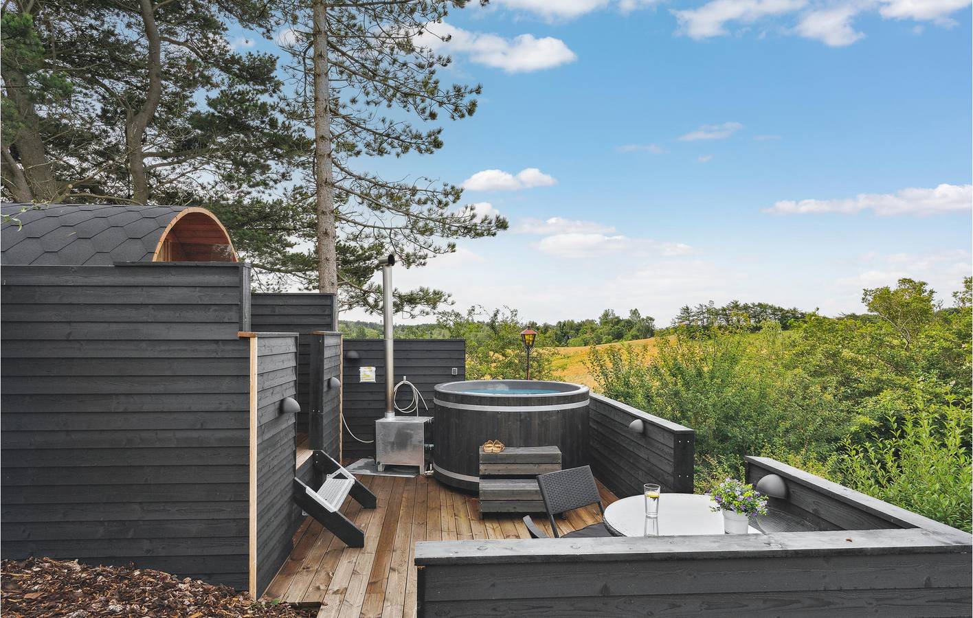 Ferienhaus für 6 Personen mit Sauna in Knebel, Süddjursland