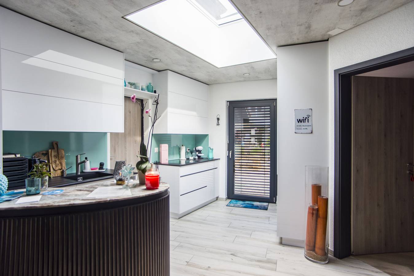 Chambres d'hôtes - All'eau Turquoise - Zimmer Cornaline (1-2 Pers.) in Alle, Kanton Jura