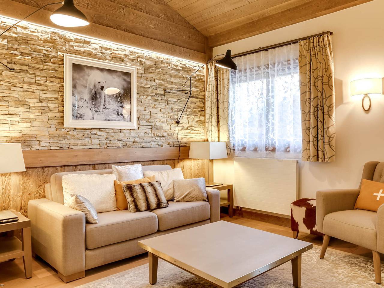 Apartamento entero, Piso lujoso en Courchevel Village, junto a comercios y pistas, con aparcamiento y acceso a gimnasio in Saint-Bon-Tarentaise, Les Trois Vallées