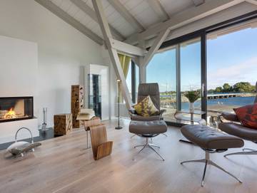Ferienhaus für 5 Personen, mit Balkon und Sauna sowie Ausblick, mit Haustier in Ummanz