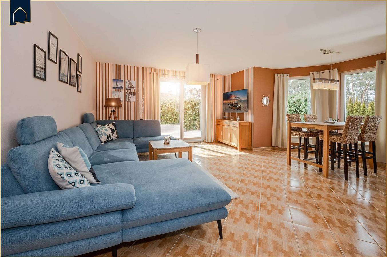 Apartamento entero, Moderne Ferienwohnung in Ahlbeck mit Terrasse – strandnah auf Usedom in Drei Kaiserbäder, Ahlbeck