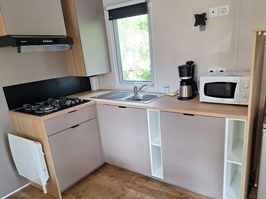 Camping La Chapelette - Mobilheim 2 personen - M.H. - 1 ch in Saint-Martin-de-Crau, Mittelmeerküste (Frankreich)