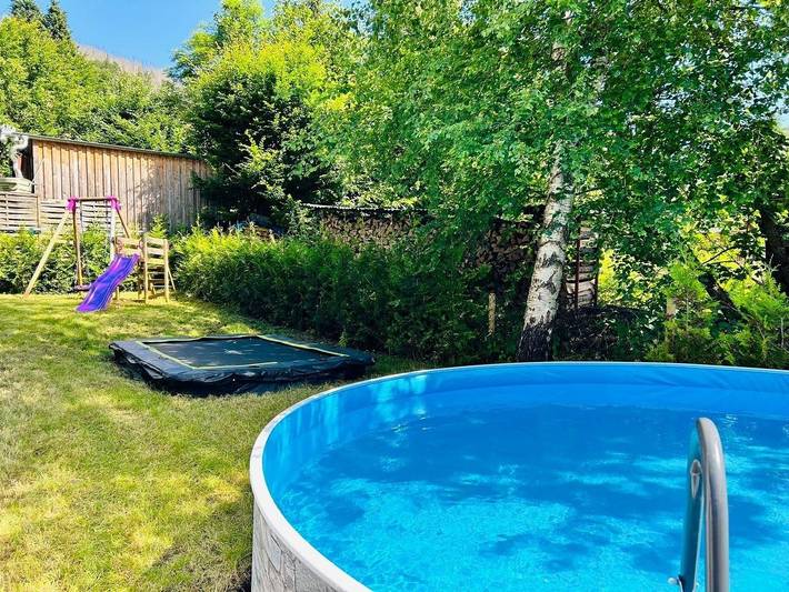 Ferienhaus für 12 Personen, mit Balkon und Terrasse sowie Garten in Herzberg am Harz
