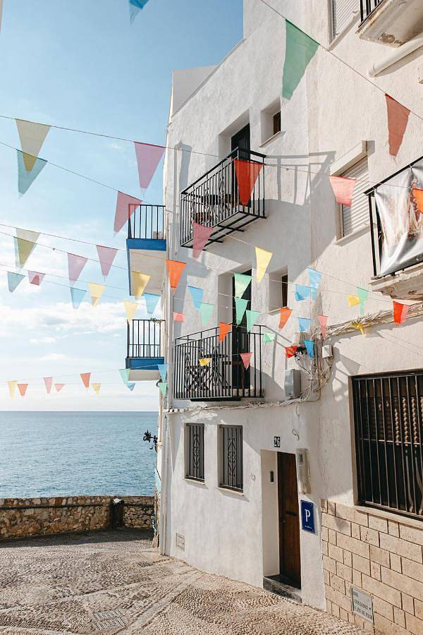 Maison d’hôte pour 2 personnes, avec terrasse et vue à Peñíscola