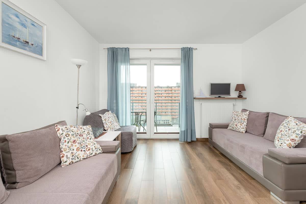 Całe studio, Studio dla 4 osób in Przymorze Wielkie, Gdańsk