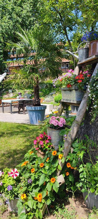Ferienwohnung für 3 Personen, mit Terrasse und Garten sowie Ausblick