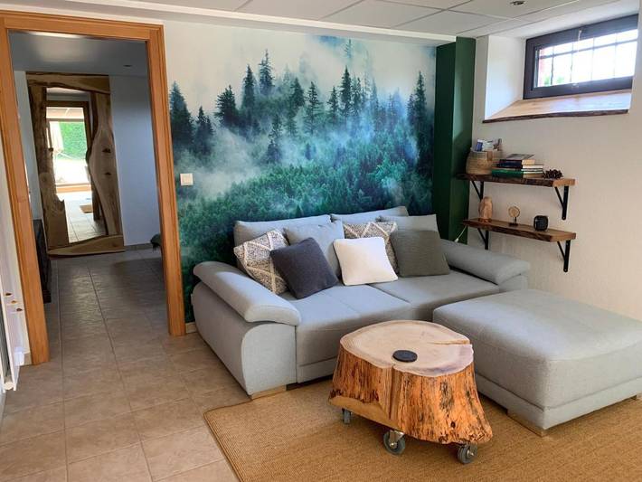 Appartement de vacances pour 2 personnes, avec Terrasse ainsi que Jardin et Vue