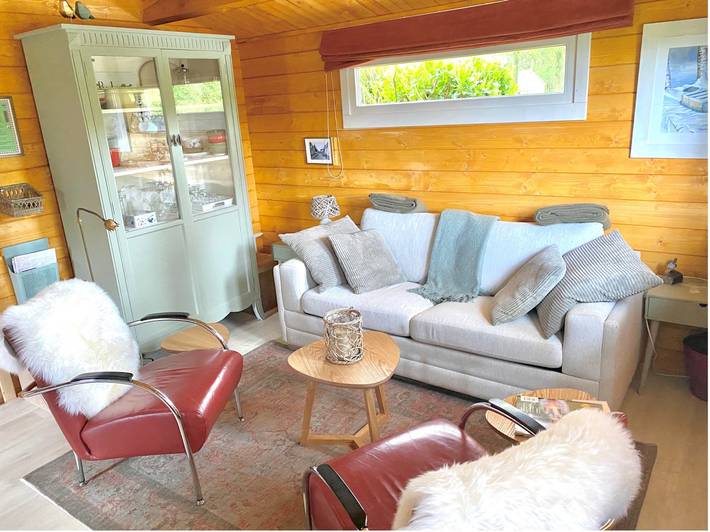Gemütliches 4-Personen chalet mit Wasserterrasse in Bad Nieuweschans in Emsland