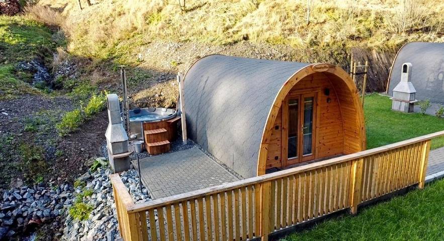 Ferienhaus für 3 Personen, mit Terrasse und Ausblick