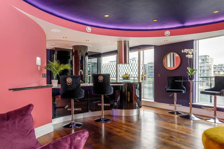 Apartamento para 5 personas, con vistas y terraza en Dublín