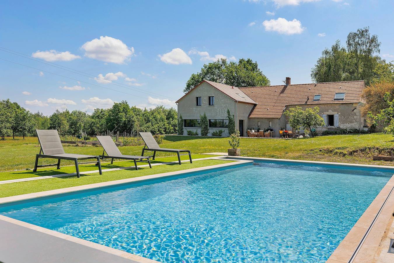 Location De Vacances pour 8 Personnes dans Mareuil-sur-Cher, Vallée de la Loire