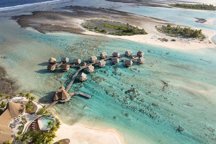 Station pour 3 personnes, avec jardin ainsi que vue et piscine dans Rangiroa - 4