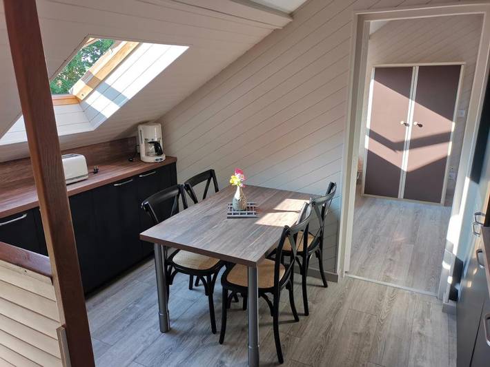 Gîte pour 4 personnes, avec jardin ainsi que terrasse et vue, adapté aux familles à Sainte-Marie-au-Bosc - 3