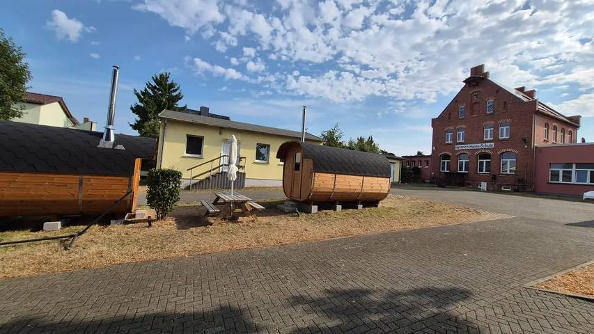 Bungalow für 3 Personen, mit Garten