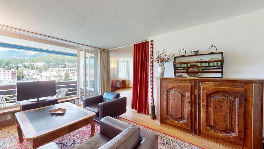 Ferienwohnung für 5 Personen, mit Ausblick und Balkon in St. Moritz - 2