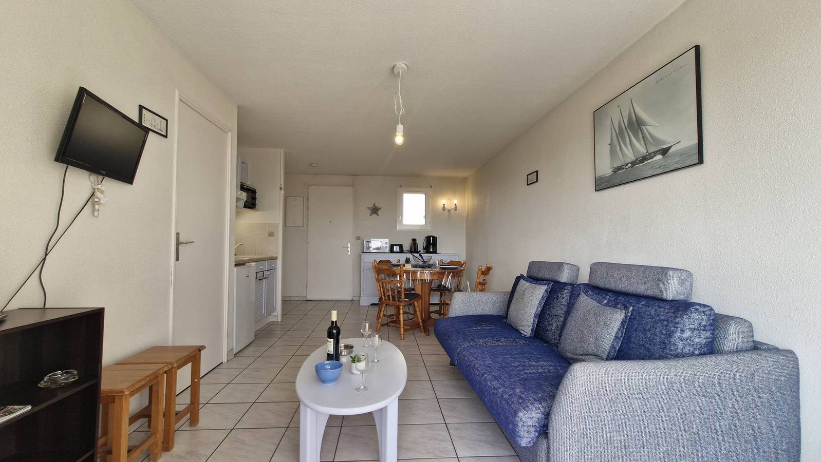 Ganze Wohnung, Royan - Wohnung mit Meeresblick - Strandnähe und Privatparkplatz in Pontaillac, Royan