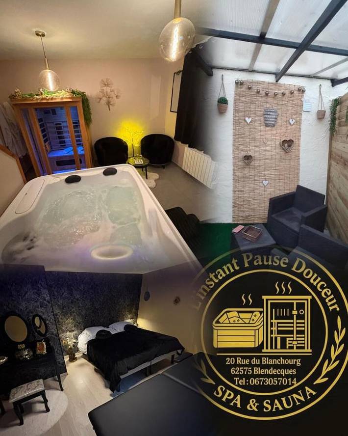 Chambre d’hôte pour 2 personnes, avec sauna ainsi que terrasse et jacuzzi