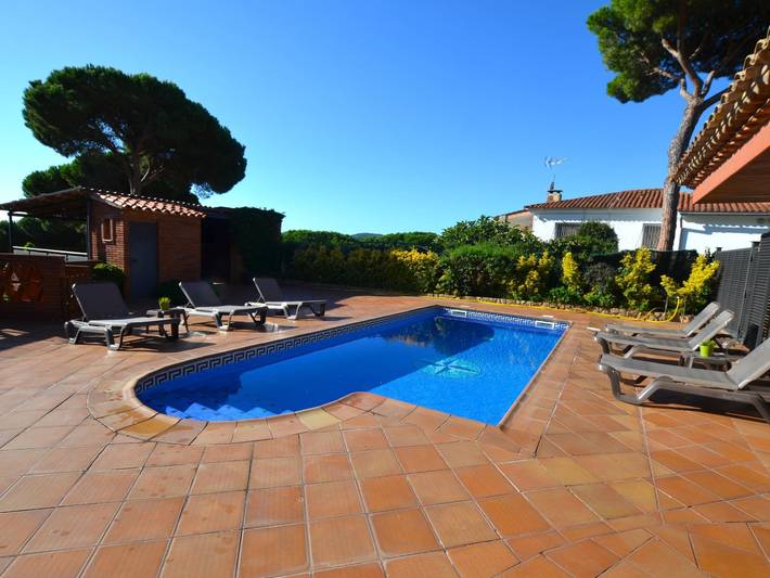 Villa Petit Castell 10 personnes piscine privée à 10 kms de la pl in Palafolls, Costa del Maresme