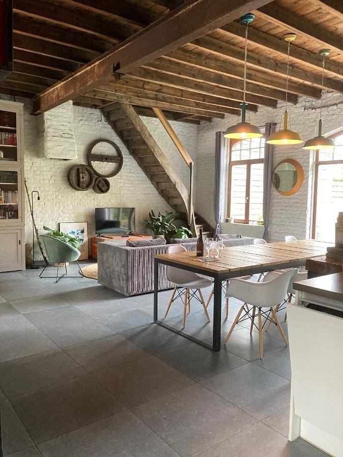 Gîte pour 8 personnes, avec vue et jardin, animaux acceptés à Zonnebeke - 4