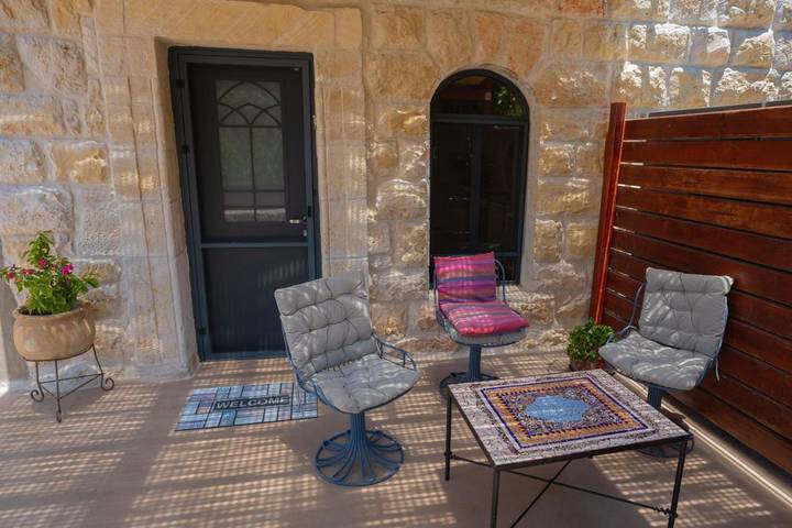 Cottage pour 3 personnes, avec vue ainsi que terrasse et jardin