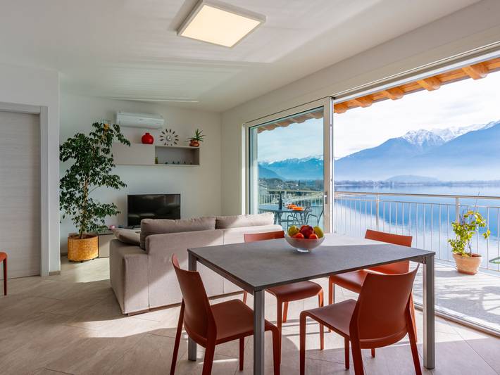 Ferienwohnung für 4 Personen, mit Seeblick und Garten am Comer See - 3