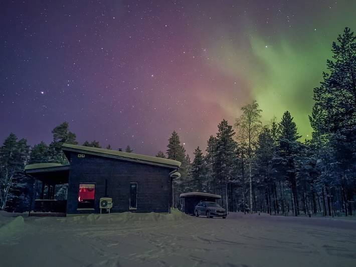 Villa korpi in Kaukuanjärvi, Laponie