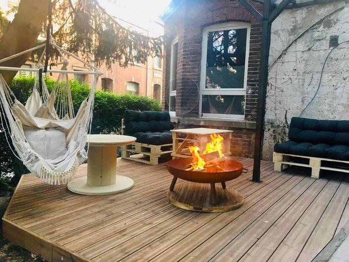 Appartement de vacances pour 2 personnes, avec Terrasse et Jardin à Namur