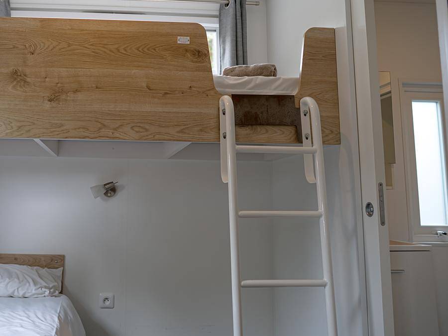 Camping Sunelia Les Sablons - Mobilheim 4 personen - 06 - Taos Luxus 2 Ch 2 Sdb - Bosquet in Portiragnes Plage, Portiragnes