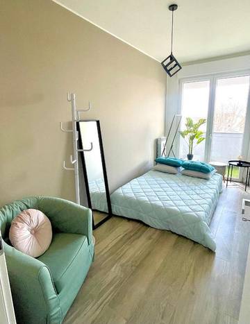 Gîte pour 2 personnes, avec vue et balcon à Novare