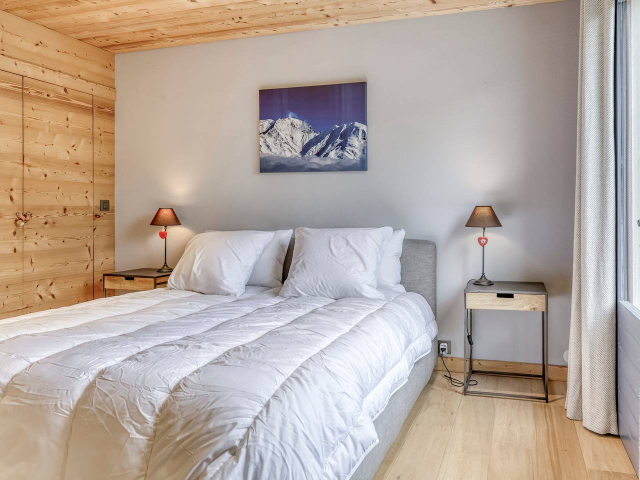 Apartamento entero, Apartamento de 3 habitaciones en Megève, balcón sureste, Tv y garaje para esquís in Megève, Pays du Mont-Blanc