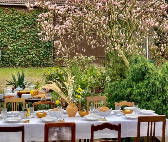 Ferienwohnung für 7 Personen, mit Garten am Fläming