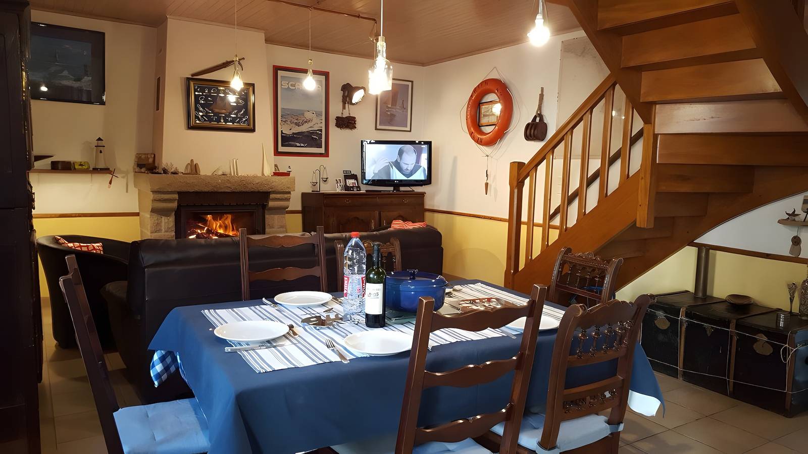 Maritimes Themenhaus in Audierne – Charmantes Ferienhaus an der Südspitze des Finistère in Esquibien, Audierne