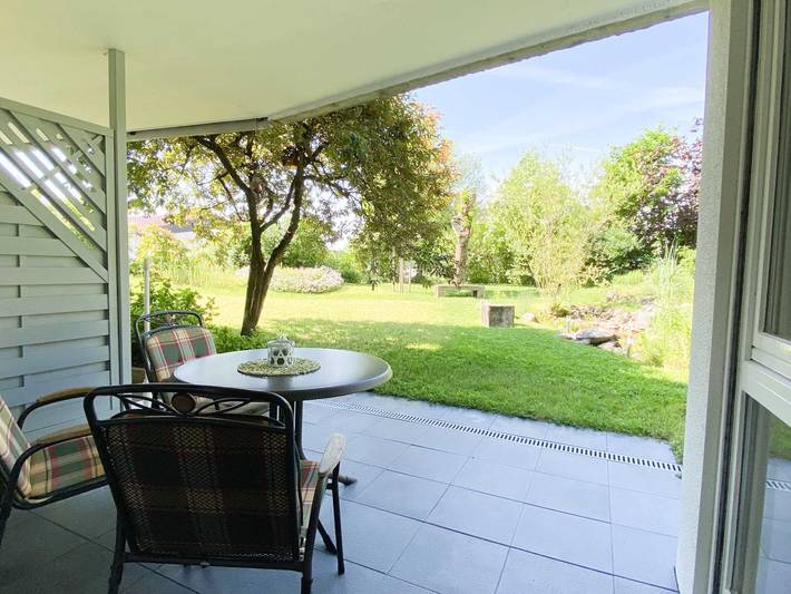 Ferienwohnung für 3 Personen, mit Terrasse und Garten in Bermatingen