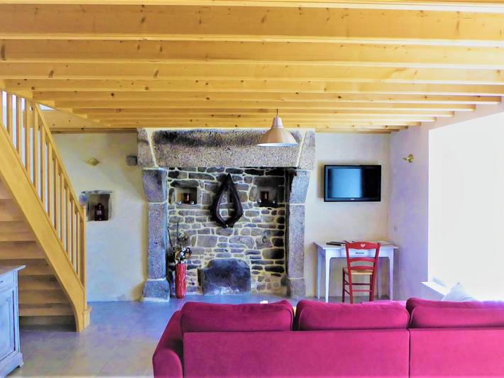 Gîte pour 4 personnes, avec jardin, animaux acceptés