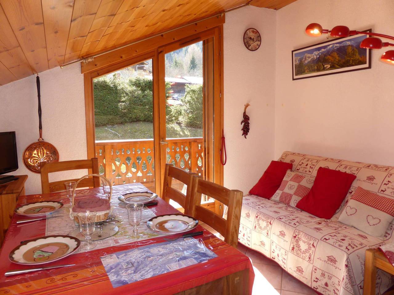 Ganze Wohnung, Résidence Chalets d'Alpages - 2-Zimmer-Holzhütte für 5 Personen (4) in Les Houches, Mont-Blanc-Massiv