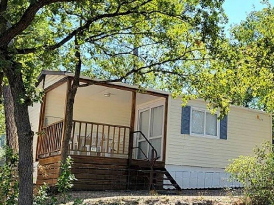 Camping Le Devancon - Stacaravan 4 personen - Grand Confort Sun Roller 1e generatie 4 pers in Peynier, Aix-en-Provence en omgeving