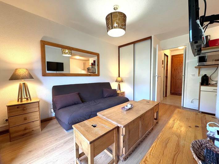 Chalet pour 4 personnes, avec balcon, animaux acceptés dans Les Menuires