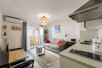 Gîte pour 2 personnes, avec balcon dans Port de Nice