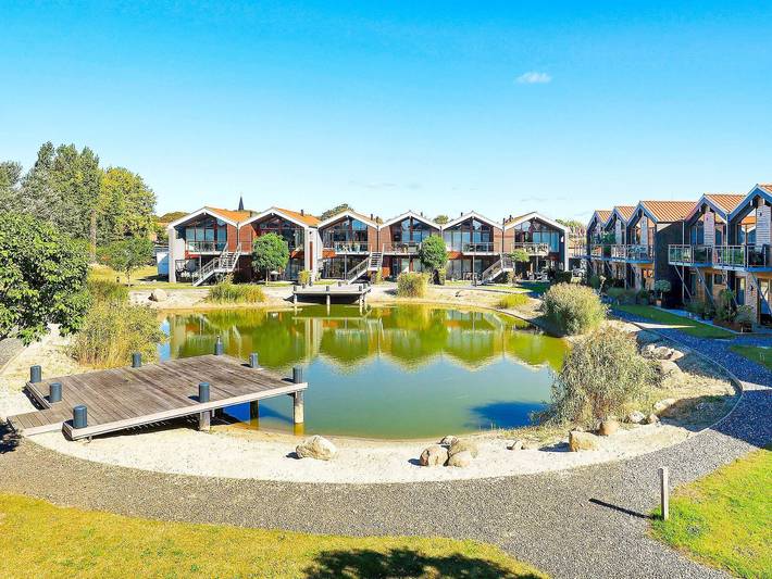 Ferienwohnung für 4 Personen, mit Terrasse und Garten sowie Seeblick auf Fünen