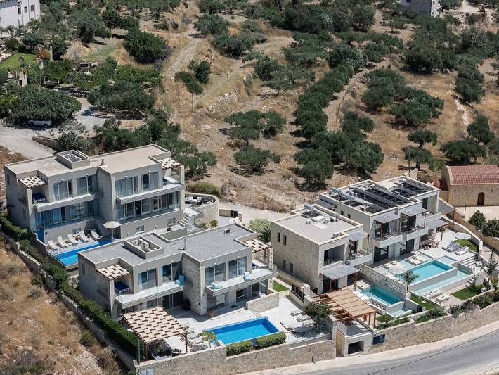 Ferienhaus für 46 Personen, mit Meerblick und Balkon sowie Garten in Kissamos Gemeinde