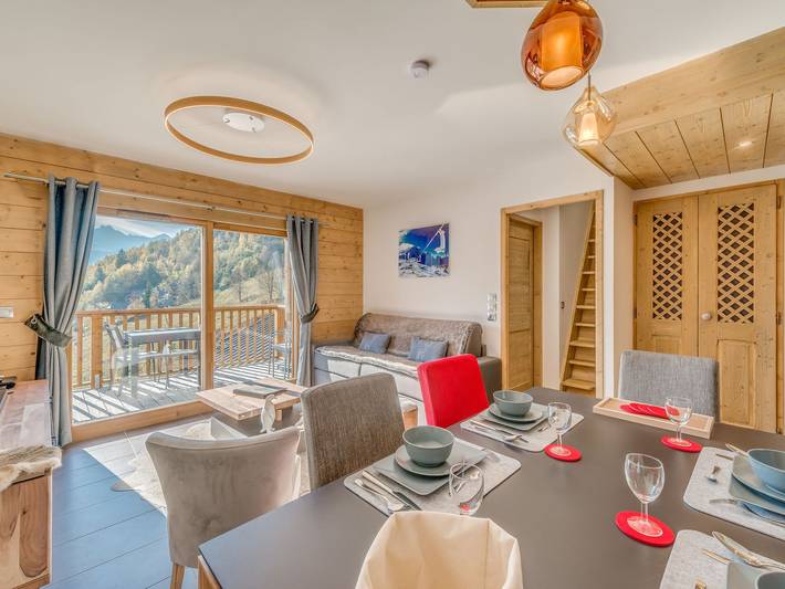 Gîte pour 6 personnes, avec Balcon dans Office De Tourisme De Champagny En Vanoise