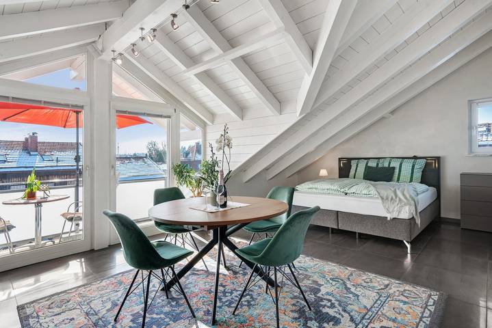 Studio für 4 Personen, mit Balkon in Münchner-umland