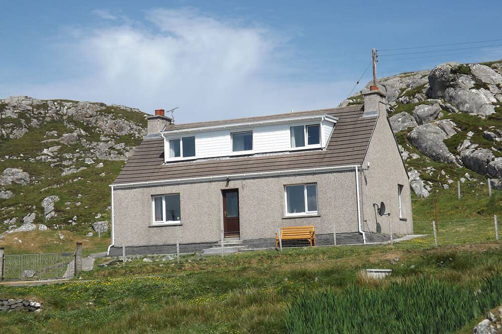 Macaulay Cottage, Grosebay, Insel Harris in Lewis and Harris, Äußere Hebriden