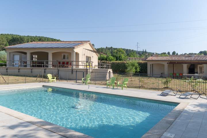 Maison de vacances pour 12 personnes, avec jardin, animaux acceptés